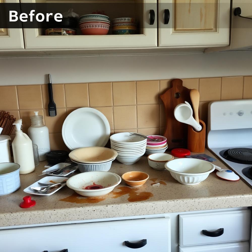 Before cleaning